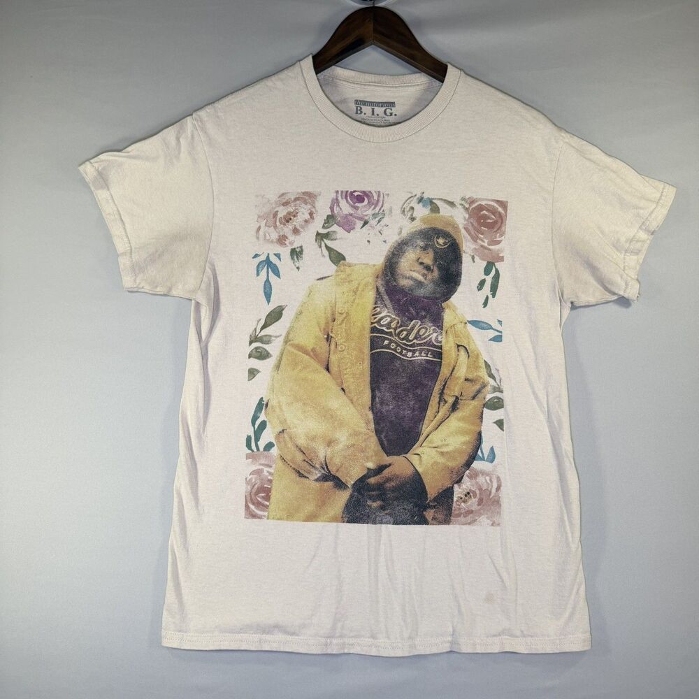 Vintage Y2k Biggie Smalls Brooklyn Mint Hip Hop Tshirt Men's Medium Rare Graphic